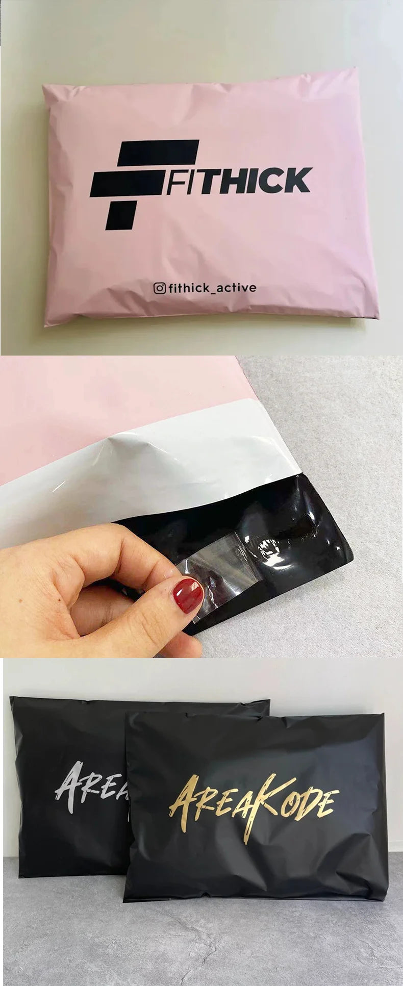 Customized polyethylene mailing bags with logo self-adhesive plastic express bags gift wrapping bags personalized packaging