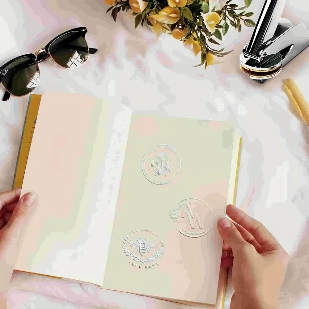 LuxeSeal™ – Personalized Embosser for Weddings & Branding