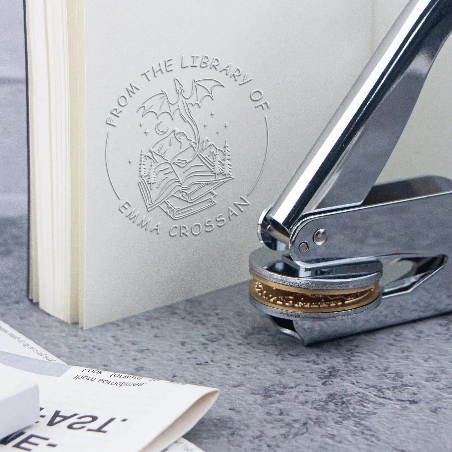 LuxeSeal™ – Personalized Embosser for Weddings & Branding