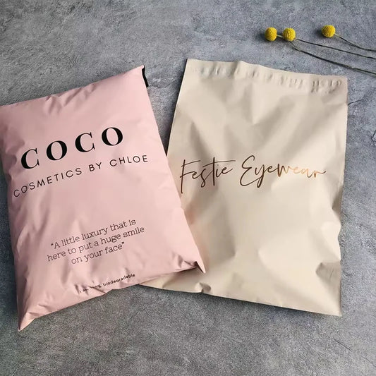 Customized polyethylene mailing bags with logo self-adhesive plastic express bags gift wrapping bags personalized packaging