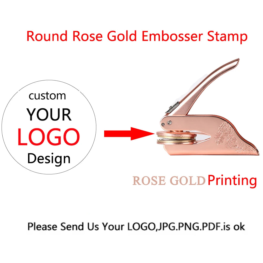 LuxeSeal™ – Personalized Embosser for Weddings & Branding