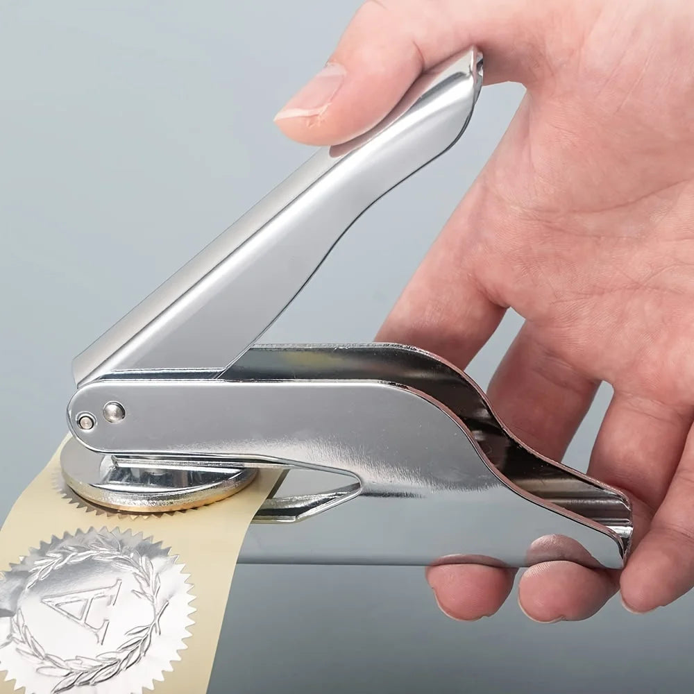 LuxeSeal™ – Personalized Embosser for Weddings & Branding