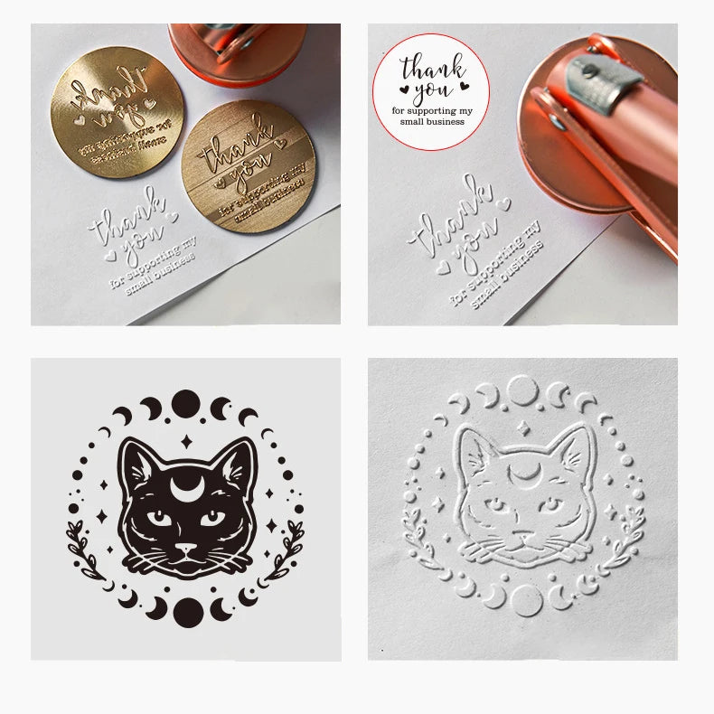 LuxeSeal™ – Personalized Embosser for Weddings & Branding