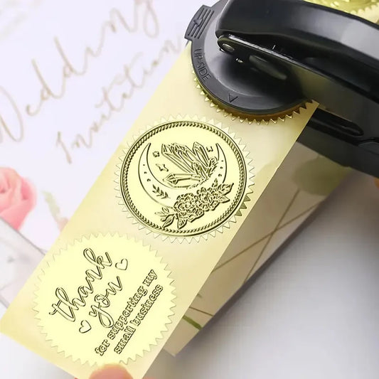 LuxeSeal™ – Personalized Embosser for Weddings & Branding